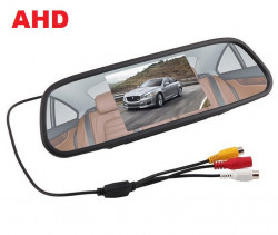 Oglinda Retrovizoare Monitor AHD de 5’’ cu 2 Intrari Video Camera Marsarier / Frontala D706A-AHD