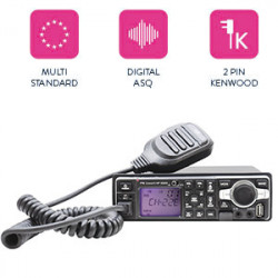 Statie radio CB si radio MP3 player PNI Escort HP 8500 ASQ si antena CB PNI Duplex 2000 CB-FM, 26-28MHz (CB), 87-108MHz (FM), cablu CB si cablu FM 5 m, 490 mm