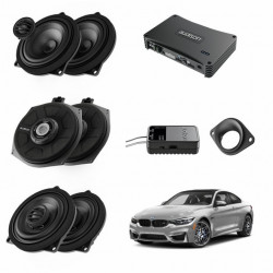 PACHET UPGRADE SISTEM AUDIO AUDISON DEDICAT BMW K4E X4E + DSP 520W