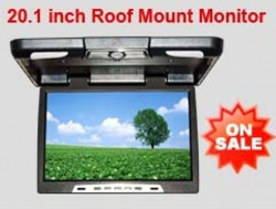 PLAFONIERA AUTO CU MONITOR LCD 20,1'' 2 INTRARI VIDEO ! MONTAJ CALIFICAT IN TOATA TARA !