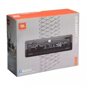 Receptor audio 1DIN JBL CELEBRITY 100 RADIO CU PLAYER USB SD BLUETOOTH ILUMINARE ROSU