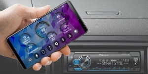 Player auto Pioneer MVH-S320BT, 4x50W, FM, USB, Aux, Bluetooth, Aplicatie Android, iPod/iPhone
