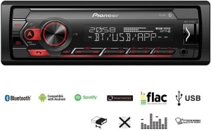 Player auto Pioneer MVH-S320BT, 4x50W, FM, USB, Aux, Bluetooth, Aplicatie Android, iPod/iPhone