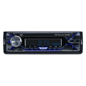 Radio MP3 player auto PNI Clementine 8550BT, fata detasabila, 4x45w, 12V, 1 DIN, cu SD, USB, AUX, RCA, Aplicatie Android/iOS