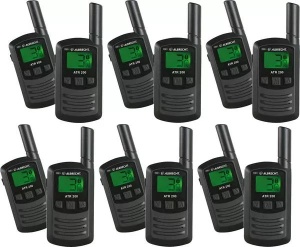 Set 12 stații radio portabile Albrecht ATR 200 pentru ghid turistic