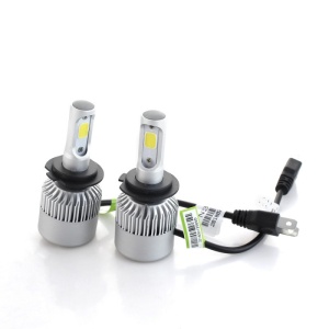 SET 2 LED-URI AUTO S2 H7, 36W, 4000 LUMENI, 6500K, AUTO, 12-24 VOLTI, COB, CANBUS