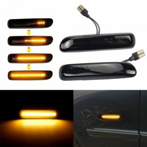Set 2 Semnalizari Aripa LED Dinamice BMW E46, E46 Compact Non-Facelift - D0247