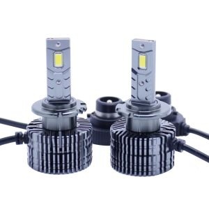 Set de 2 Becuri Faruri Conversie Hid-Led, Steelmate LED D4S Led, Plug & Play, 6000k, Miez Cupru, Radiator Aluminiu Silentios, Calitate Premium LED D4S - Img 4