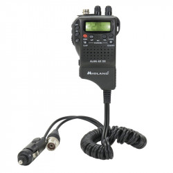 Stație radio CB portabilă Midland Alan 42 DS, Squelch automat digital, 4W, 12V, Dual Watch, cod C1267