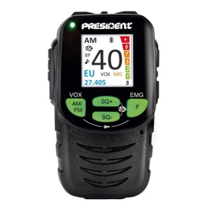 Statie Radio CB President WILLIAM II, Microfon Multifunctional Wireless, ASC, NRC, alimentare duala 12/24V - Img 3