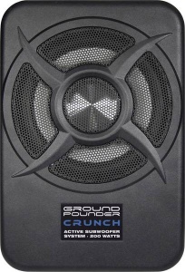 Subwoofer Auto Activ Crunch GP808 Model Underseat (sub scaun) 8'' 20 cm 100W RMS Telecomanda Bass / Volum Putere Maxima 200 W