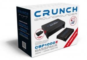 Subwoofer Crunch CRB200: Subwoofer auto compact Tip incinta: bass-reflex Impedanta: 4 ohmi Amplificator Crunch GPX-1000.4: amplificator 4 canale clasa AB putere RMS: 4 x 70 W, la 4 Ohmi 4 x 125 W, la 2 Ohmi 2 x 250 W, la 4 Ohm in punte