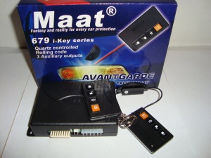ALARMA AUTO MAAT 679 iKey + SENZOR DE GEAM SPART! MONTAJ CALIFICAT IN TOATA TARA!