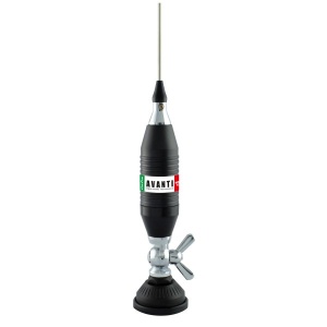 Antena Radio CB Avanti Volo DV, cu prindere fixa si cablu, 160cm - Img 2