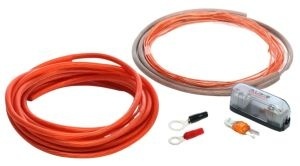 Audio System Set de cabluri de alimentare de înaltă calitate OFC 10mm² 5m roșu + 1m antracit - Img 2