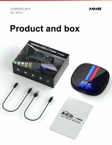 Carplay wireless multimedia box dedicat BMW, MMB BM , Android 10, 4+64GB, Octa-core 2.3 GHz, GPS - Img 4