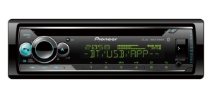CD player auto Pioneer DEH-S520BT, 1DIN, Bluetooth, Spotify, 4x50W, USB, iluminare Multicolor, compatibil dispozitiv Apple/Android, Pioneer ARC App