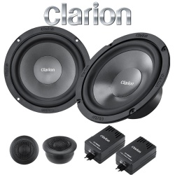 Difuzoare Auto Clarion, SH1636C, Set componente 2 cai + accesorii, 6,5 inch, 50W RMS, 4Ω