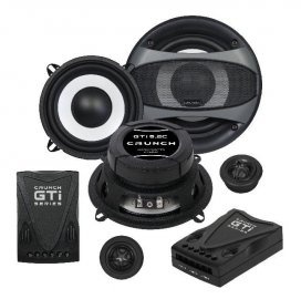 Difuzoare auto componente CRUNCH GTi 5.2C diametru difuzor: 13 cm diametru tweeter : 25 mm, calota din matase , magnet din neodim putere RMS: 80 W putere max: 160 W