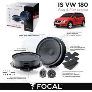 DIFUZOARE AUTO COMPONENTE SISTEM DE BOXE FOCAL KIT IS VW 180 2 CAI DEDICATE VW SKODA SEAT 60 RMS SET 2 DIFUZOARE 180MM