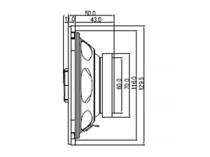 Difuzoare Coaxiale Blaupunkt ICx 542 2 Cai 13 cm, 35 W RMS, 4 Ω, 91 dB, adâncime de montaj 43 mm, magnet neodim