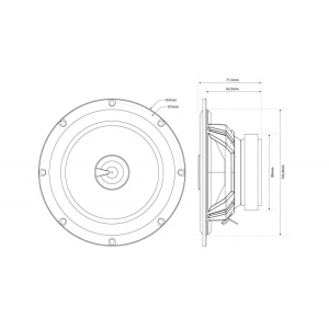 Difuzoare MTX TX265C  Difuzoare coaxiale 16.5cm 65W 4Ω