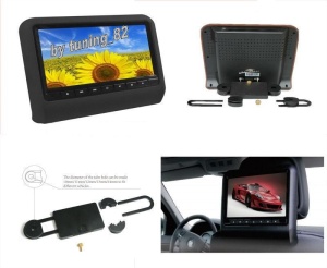 DVD PLAYER AUTO DE TETIERA CARTEK CK-DV9917 MARO LCD 9'' HDMI USB / SD PLAYER REZOLUTIE HD JOCURI JOYSTICK WIRELESS MONTAJ CALIFICAT IN TOATA TARA ! - Img 16