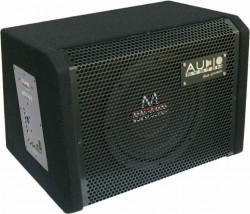 Incinta cu Subwoofer de 12" activ auto + Monoamplificator H-200 130/300 watt (RMS/MAX) 4 Ohm Audio System German Sound