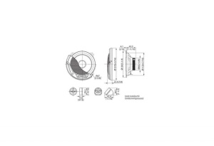 KENWOOD KFC-E130P DIFUZOARE COMPONENTE DE 13CM, 30W RMS