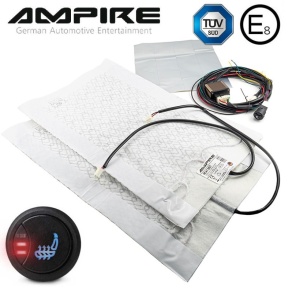 Kit Incalzire In Scaune Auto Ampire HEAT301 Carbon Butoane OEM Look 3 Pozitii Montaj Profesional In Toata Tara! (per scaun)