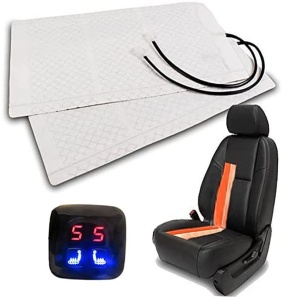 Kit Incalzire In Scaune Auto Universal Carbon Buton Digital Push Slim 5 Trepte Montaj Profesional In Toata Tara!