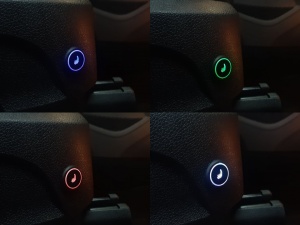 Kit Incalzire In Scaune Auto Universal Carbon Buton Rotund Push Slim 3 Trepte RGB Montaj Profesional In Toata Tara!