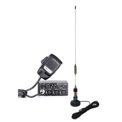 Kit Statie radio CB Midland M Zero + Antena Midland LC59 cu magnet