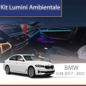 Lumini Ambientale BMW Seria 5 2017-2021 dedicat set complet control telefon sau sistem original AMB-BM-G38