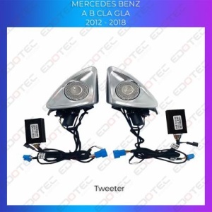 Lumini Ambientale dedicate difuzoare stalpi fata Mercedes Clasa A B GLA CLA W176 sistemul original sau telefon