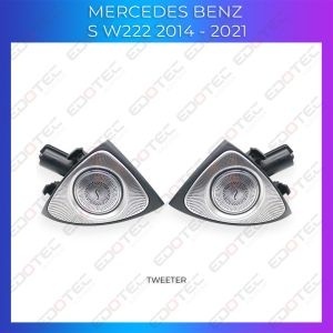 Lumini Ambientale dedicate difuzoare stalpi fata Mercedes Clasa S W222 sistemul original sau telefon AMB-ME-W222-03