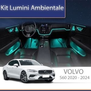 Lumini ambientale dedicate Volvo S60 2020-2022 set complet control telefon sau sistem original