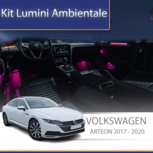Lumini ambientale dedicate VW Arteon 2019-2020 set complet control telefon sau sistem original