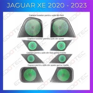 Lumini Ambientale Jaguar XE 2020-2023 capac boxe iluminate control telefon sau sistem original AMB-JG-XE-2020-SPEAKERS - Img 2