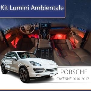 Lumini ambientale Porsche 2010-2017 set complet control telefon sau sistem original AMB-PO-CAYENNE-LED