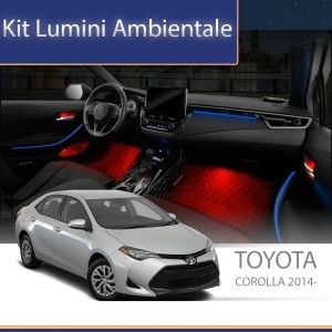 Lumini Ambientale Toyota Corolla 2014- set complet control telefon sau sistem original AMB-TO-COROLLA-2014