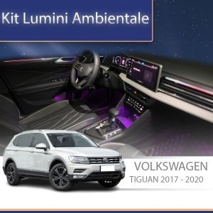 Lumini ambientale VW Tiguan 2016-2021 trimuri control telefon sau sistem original AMB-VW-TIGUAN-2016-TRIMMS