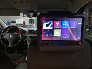 MONITOR AUTO TETIERA NEGRU ECRAN 9'' TOUCHSCREEN DVD PLAYER SD USB PNI DB900 HD - Img 19