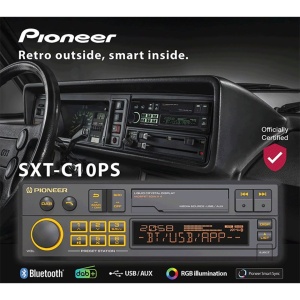 Mp3 Player auto 1Din Radio Epoca Retro Vintage cu Bluetooth Pioneer SXT-C10PS