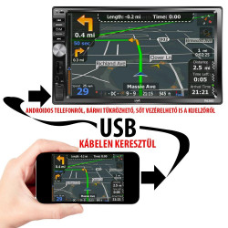 Multimedia player auto 2 DIN MP3 / MP4 / MP5 PNI V6270 Touchscreen Bluetooth USB Mirrorlink Android