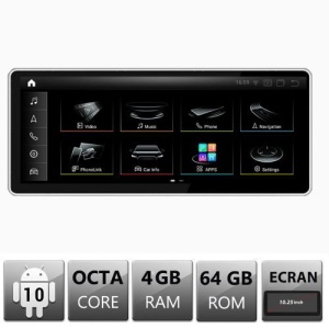 NAVIGATIE ANDROID 10 DEDICATA AUDI A4 B9 A5 2016-2020 ECRAN 10,25” CAPACITIV INTERNET WIFI PROCESOR CORTEX A9 1,6GHZ 4GB RAM 64GB ROM CARKIT BLUETOOTH PRELUARE AGENDA TELEFONICA MIRROR LINK MODEL EDT-A4-MIB
