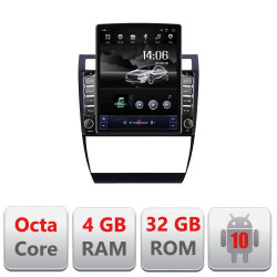 NAVIGAȚIE ANDROID 10 DEDICATA AUDI A6 C5 1999-2004 ECRAN CAPACITIV TIP TESLA 9,7" PROCESOR OCTACORE 4GB RAM 32GB MEMORIE INTERNA DVR CARKIT BLUETOOTH MIRROR LINK MODEL TESLA KIT-102+EDT-E709