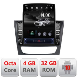 NAVIGAȚIE ANDROID 10 DEDICATA MERCEDES CLASA E W211 2004-2008, CLS W219 2005-2010 ECRAN CAPACITIV TIP TESLA 9,7" PROCESOR OCTACORE 4GB RAM 32GB MEMORIE INTERNA DVR CARKIT BLUETOOTH MIRROR LINK MODEL TESLA KIT-090+EDT-E709