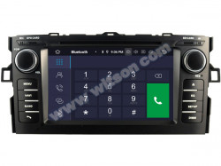 NAVIGATIE ANDROID 9.0 DEDICATA TOYOTA AURIS 2007-2012 WITSON W2-RVF5730 ECRAN IPS INTERNET 4G WIFI OCTA-CORE 4G RAM 64GB CARKIT MIRROR LINK GPS WAZE