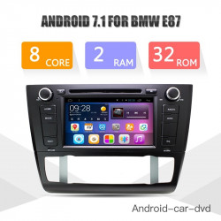 NAVIGATIE ANDROID DEDICATA BMW SERIA 1 E81 E82 E87 E88 CAPACITIV OCTA-CORE 2G RAM 32GB 1,6 GHZ CARKIT MIRROR LINK GPS WAZE
